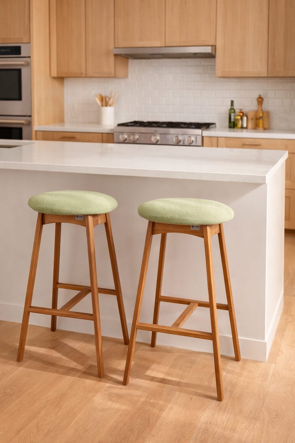 Bar & Island Chair N2 at a kitchen island